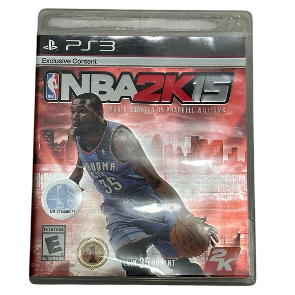 NBA 2K 15 Basketball Kevin Durant Cover PS3 PlayStation 3 Game Fun 2015 Stars - Picture 1 of 6